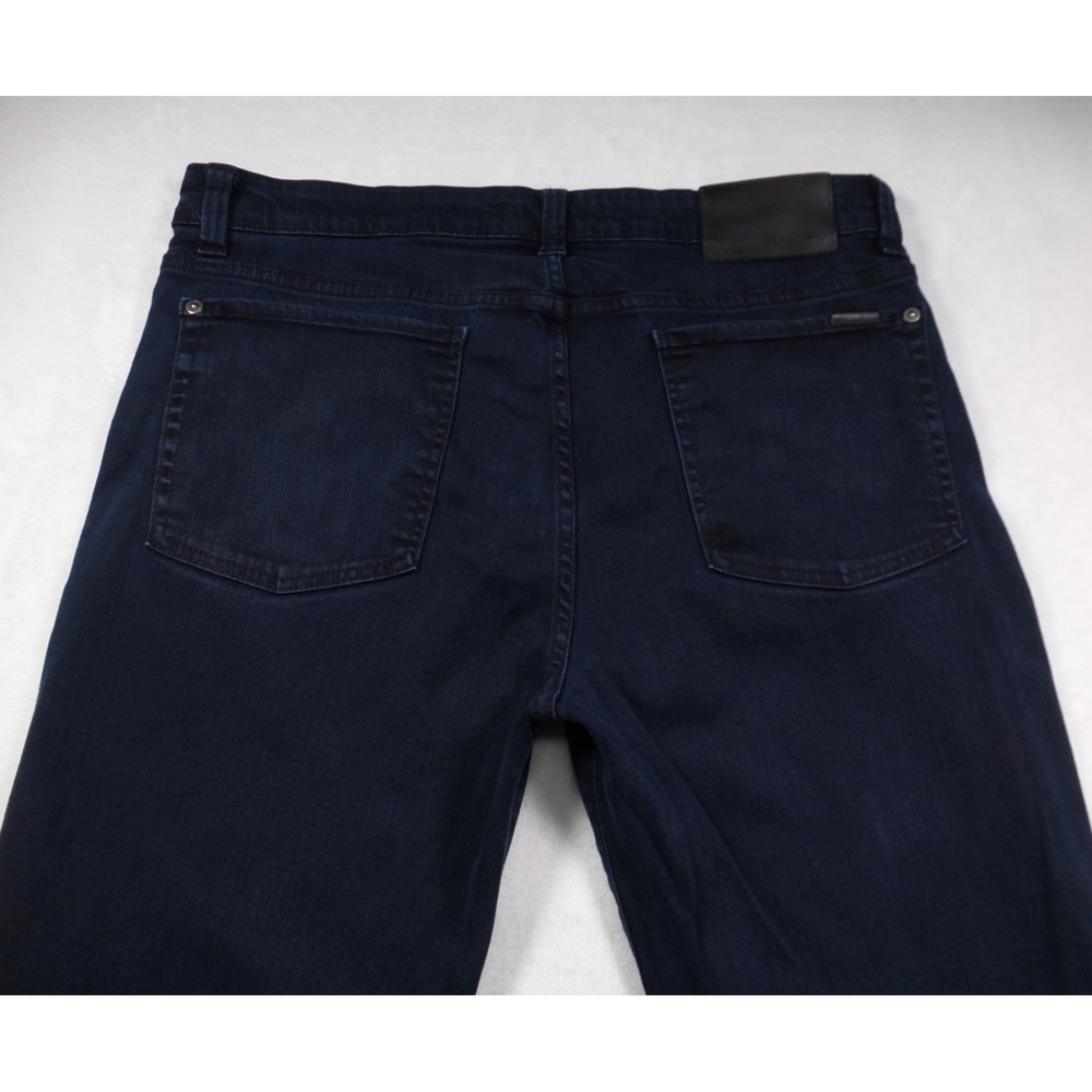 Fidelity‎ Jeans Mens Size 38 Blue Denim Torino Mid Rise Dark Wash Stretch - Picture 7 of 16